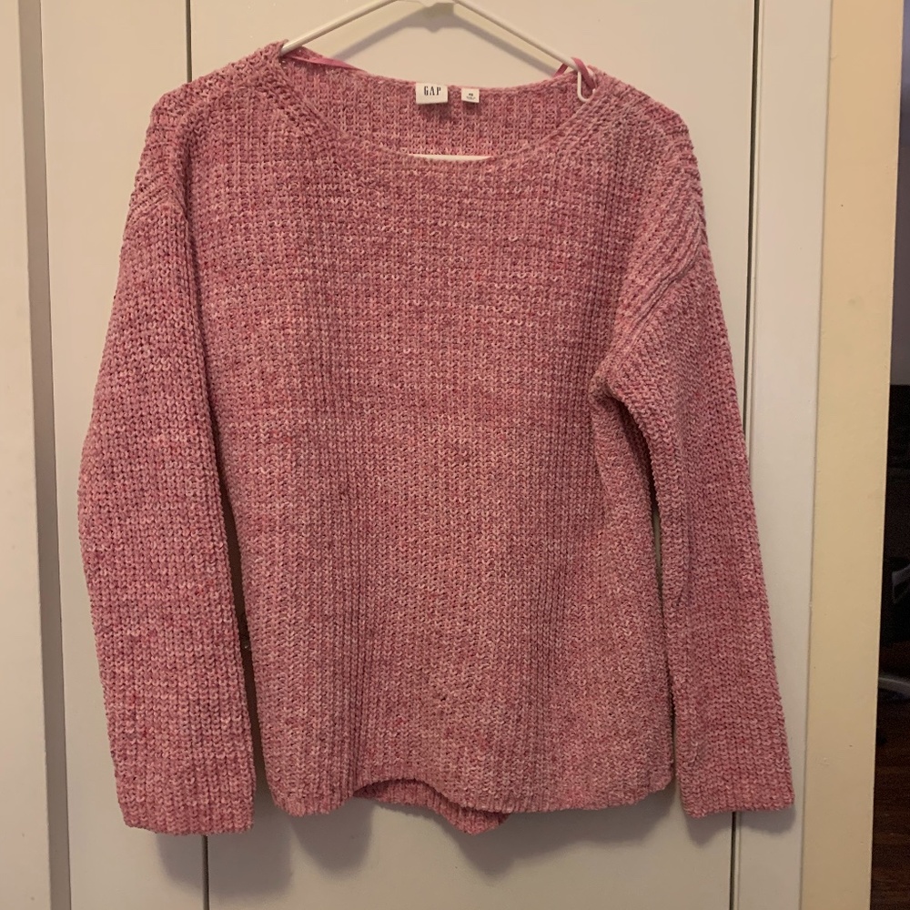GAP Pink Crewneck Oversized Sweater - Size XS